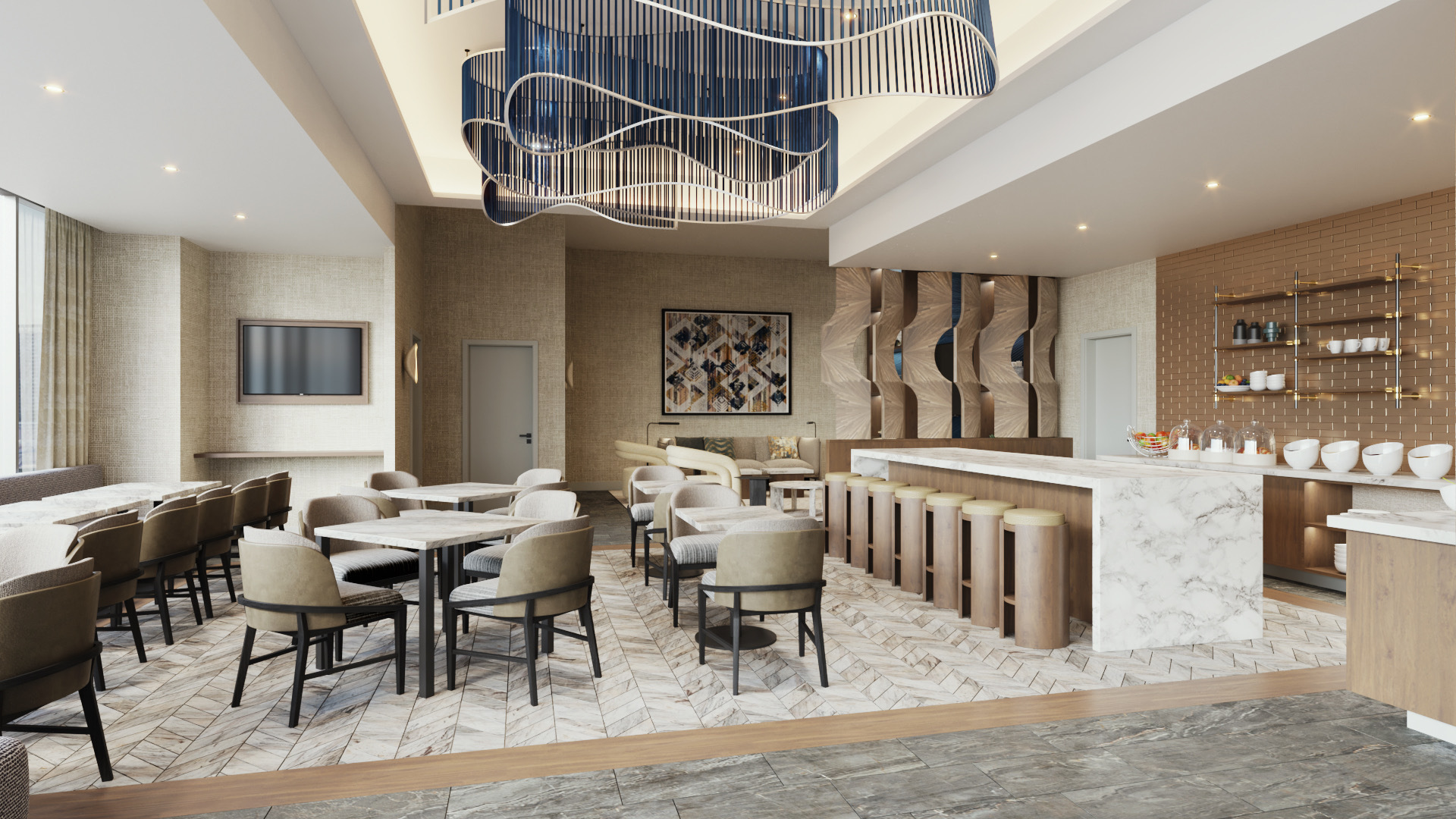 Breakfast Lounge — Bistro Seating